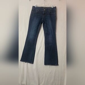 Express Jeans Boot Stella Low Rise Women's size 8s Dark Wash Blue Denim